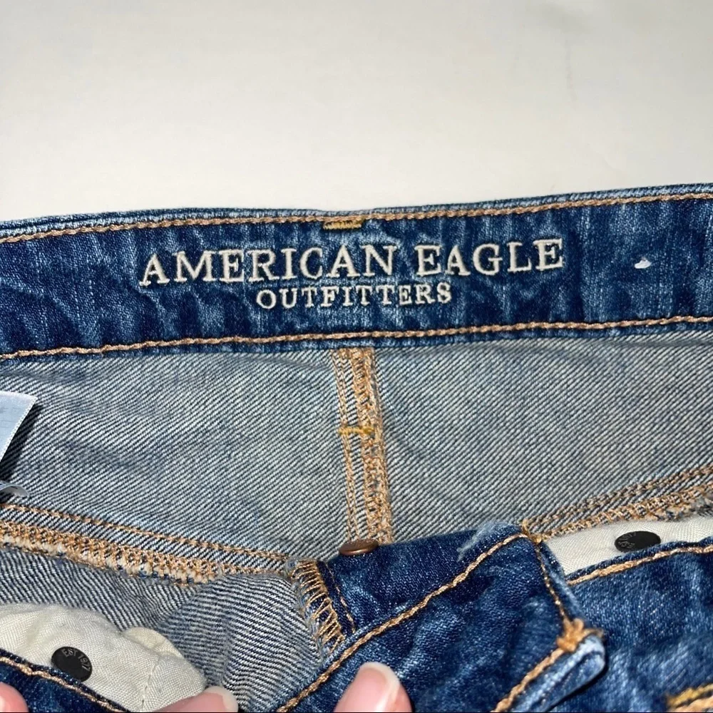 American Eagle Outfitters Destructed Jean Skirt 4